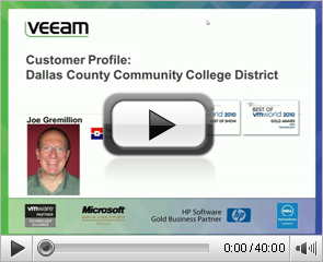 Customer profile: Veeam Backup & Replication saved the day